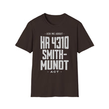 Load image into Gallery viewer, SS T-Shirt, Smith Mundt Act - Multi Colors
