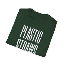 Load image into Gallery viewer, SS T-Shirt, Plastic Straws Suck - Multi Colors
