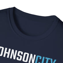 Load image into Gallery viewer, SS T-Shirt, Johnson City Two Tone Blue
