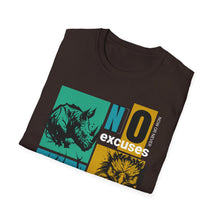 Load image into Gallery viewer, SS T-Shirt, No Excuses - Multi Colors
