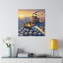 Load image into Gallery viewer, Matte Canvas, Riverside Blues
