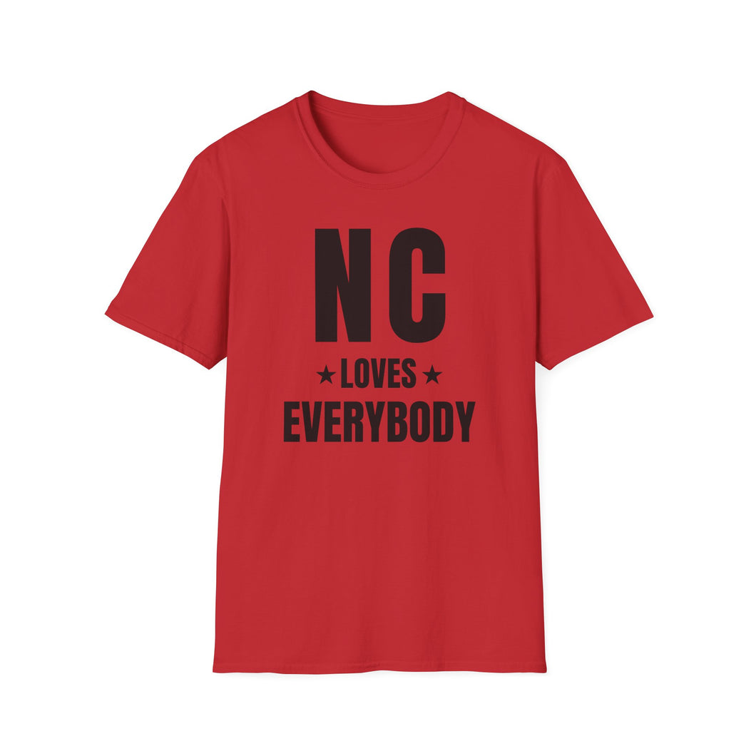 SS T-Shirt, NC Carolina Caps - Multi Colors