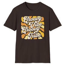 Load image into Gallery viewer, SS T-Shirt, Groovy Vibe Groovy Tribe - Multi Colors
