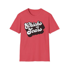 Load image into Gallery viewer, SS T-Shirt, Chicks Dig Scars - Multi Colors
