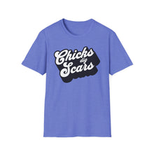 Load image into Gallery viewer, SS T-Shirt, Chicks Dig Scars - Multi Colors
