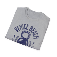 Load image into Gallery viewer, SS T-Shirt, Venice Beach Weights, Blue - Multi Colors
