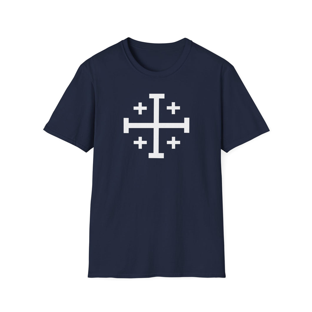 T-Shirt, Ancient Cross - Solid Multi Colors