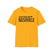 Load image into Gallery viewer, T-Shirt, Say Nice Things Nashville - Multi Colors
