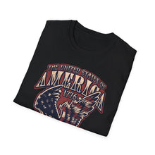 Load image into Gallery viewer, SS T-Shirt, American Eagle Lined - Multi Colors
