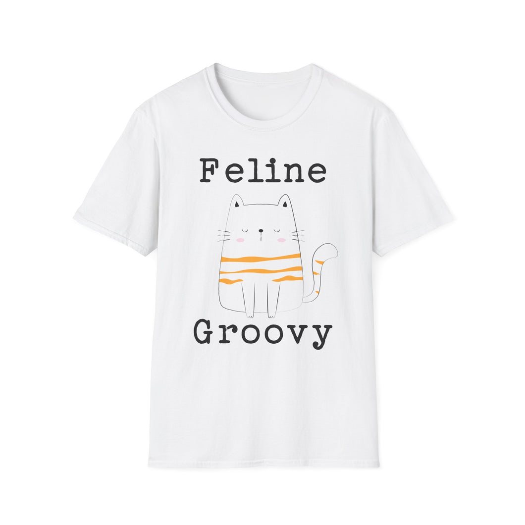 SS T-Shirt, Feline Groovy - Multi Colors