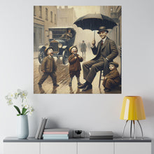 Load image into Gallery viewer, Matte Canvas, Pennies Lane in Rain
