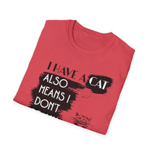 Load image into Gallery viewer, SS T-Shirt, I Have A Cat - Multi Colors
