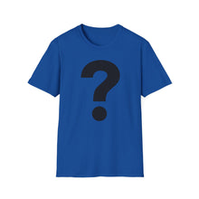 Load image into Gallery viewer, SS T-Shirt, Question Mark Black - Multi Colors
