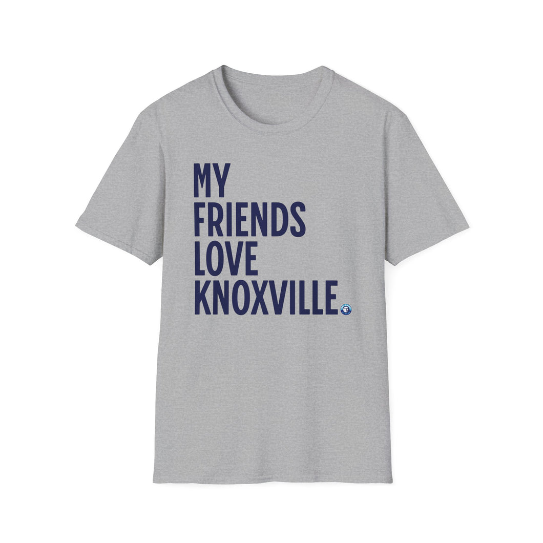 SS T-Shirt, My Friends Love Knoxville - Multi Colors