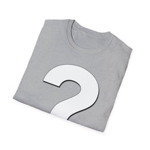 Load image into Gallery viewer, SS T-Shirt, Question in White - Multi Colors
