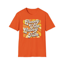 Load image into Gallery viewer, SS T-Shirt, Groovy Vibe Groovy Tribe - Multi Colors
