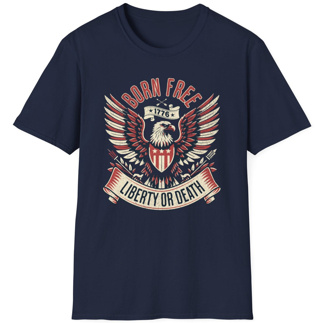 SS T-Shirt, Born Free - Multi Colors