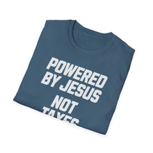 Load image into Gallery viewer, T-Shirt, Powered by Jesus - Multi Colors
