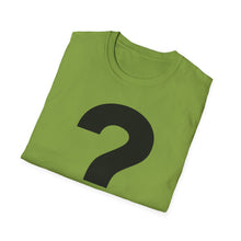 Load image into Gallery viewer, SS T-Shirt, Question Mark Black - Multi Colors
