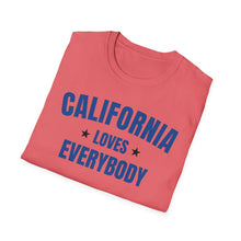 Load image into Gallery viewer, SS T-Shirt, CA California Blue - Multi Colors
