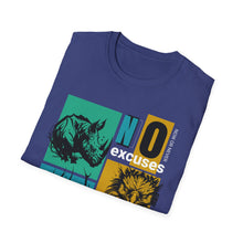 Load image into Gallery viewer, SS T-Shirt, No Excuses - Multi Colors
