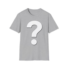 Load image into Gallery viewer, SS T-Shirt, Question in White - Multi Colors
