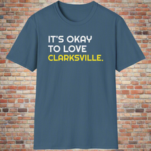 Load image into Gallery viewer, SS T-Shirt, It&#39;s Okay to Love Clarksville - Multi Colors
