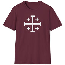 Load image into Gallery viewer, T-Shirt, Ancient Cross - Solid Multi Colors
