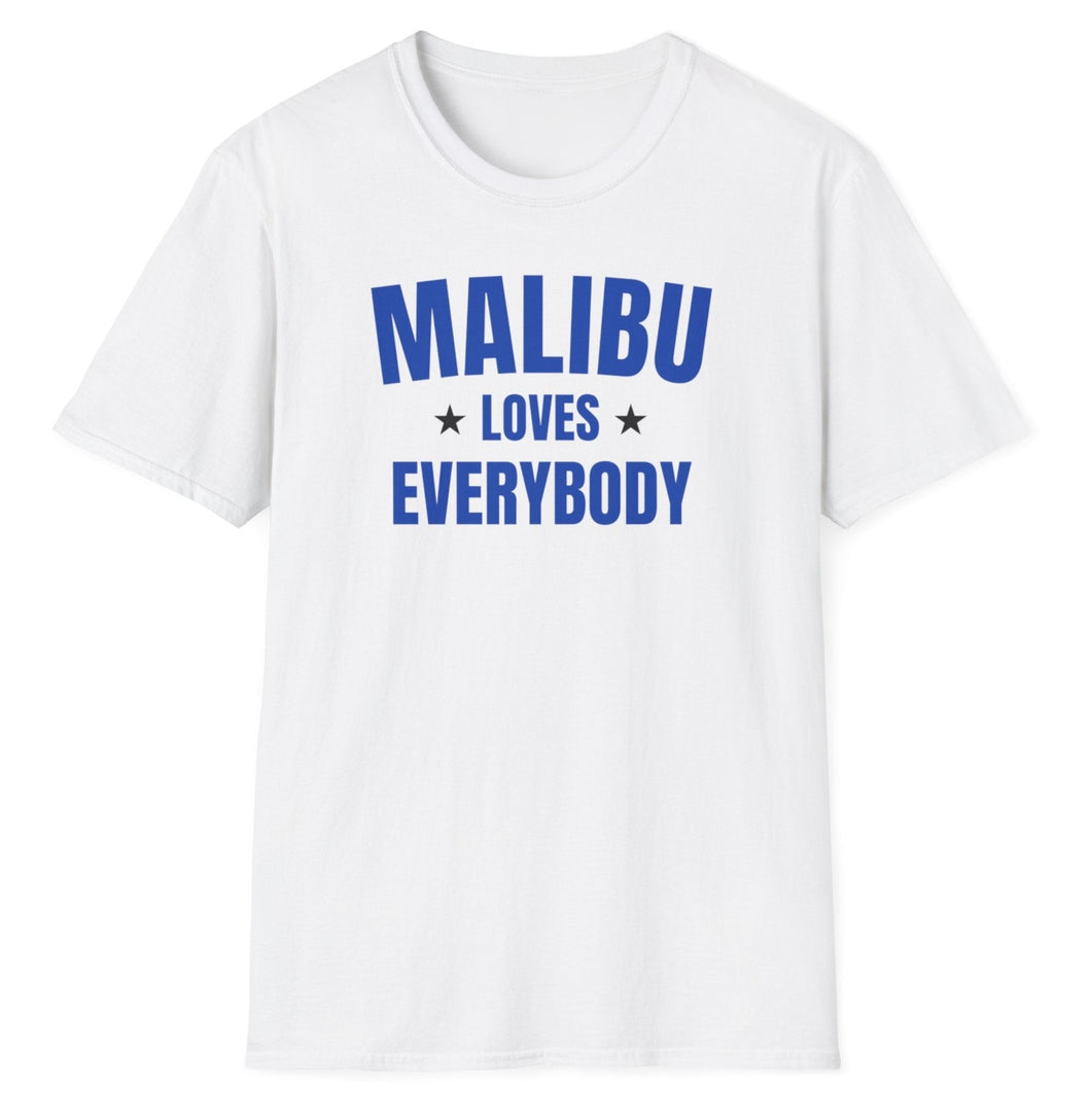 SS T-Shirt, CA Malibu - Blue