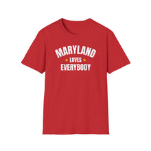 Load image into Gallery viewer, SS T-Shirt, MD Maryland - Multi Colors
