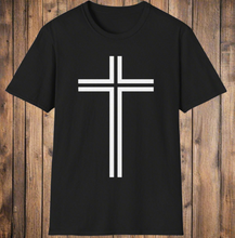 Load image into Gallery viewer, SS T-Shirt, Doubled Crucifix - Multi Colors
