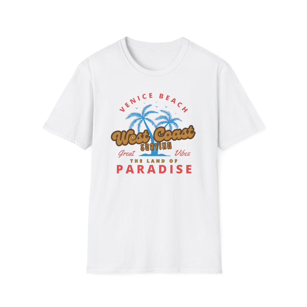 SS T-Shirt, West Coast Paradise - Multi Colors