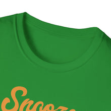 Load image into Gallery viewer, SS T-Shirt, Snooze Like a Champion - Multi Colors
