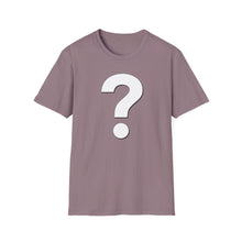 Load image into Gallery viewer, SS T-Shirt, Question in White - Multi Colors
