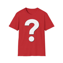 Load image into Gallery viewer, SS T-Shirt, Question in White - Multi Colors
