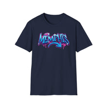 Load image into Gallery viewer, SS T-Shirt, Memphis Savage Script - Multi Colors
