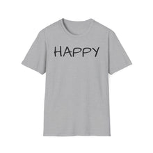 Load image into Gallery viewer, SS T-Shirt, Just Happy - Multi Colors
