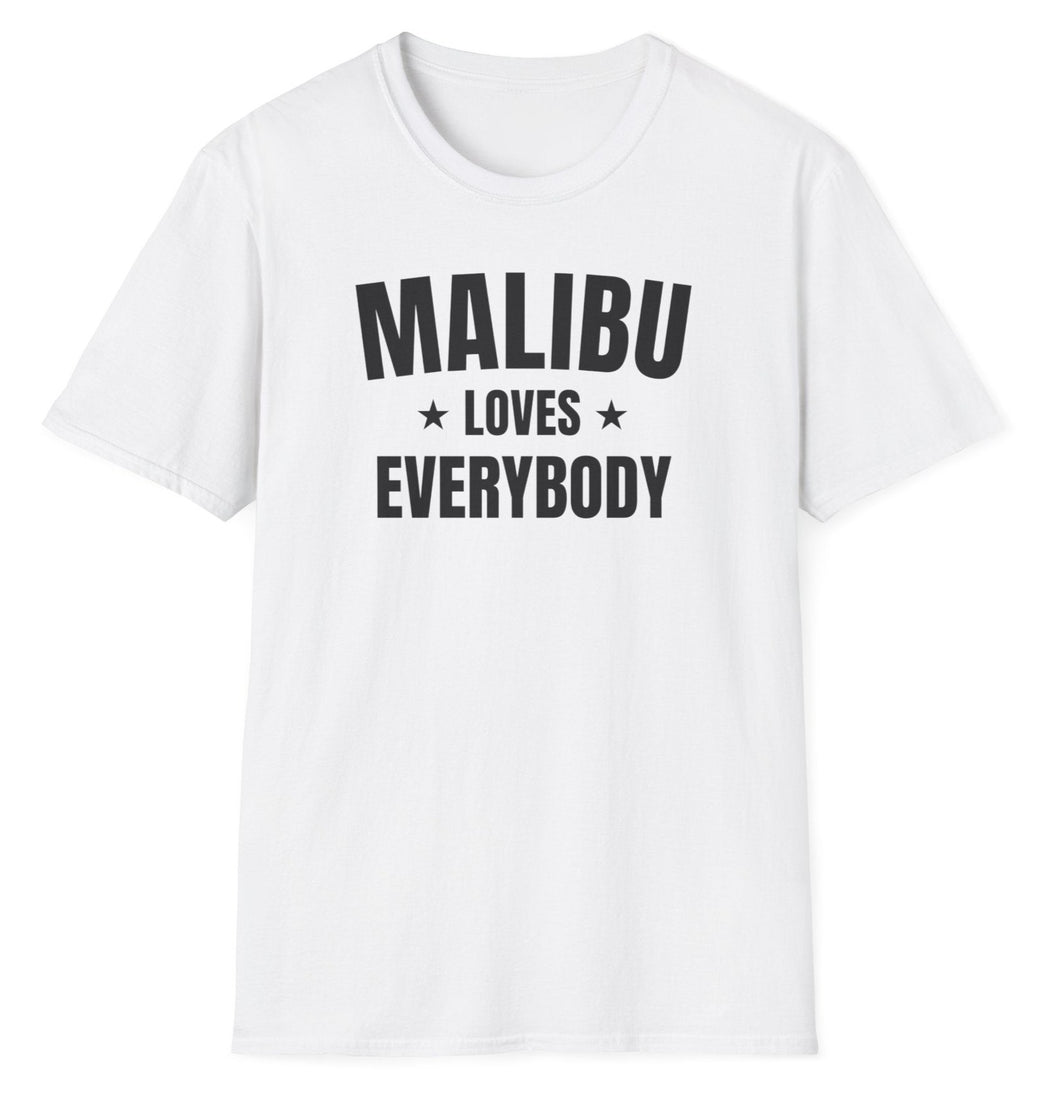 SS T-Shirt, CA Malibu White - Multi Colors