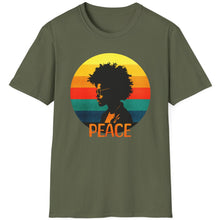 Load image into Gallery viewer, SS T-Shirt, Throwback Peace - Multi Colors
