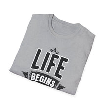 Load image into Gallery viewer, SS T-Shirt, Life Begins in Nashville - Multi Colors
