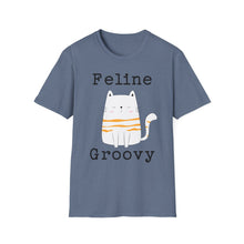 Load image into Gallery viewer, SS T-Shirt, Feline Groovy - Multi Colors
