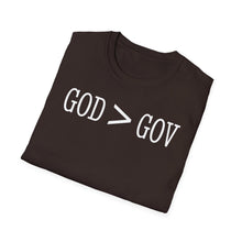 Load image into Gallery viewer, SS T-Shirt, God &gt; Gov - Multi Colors
