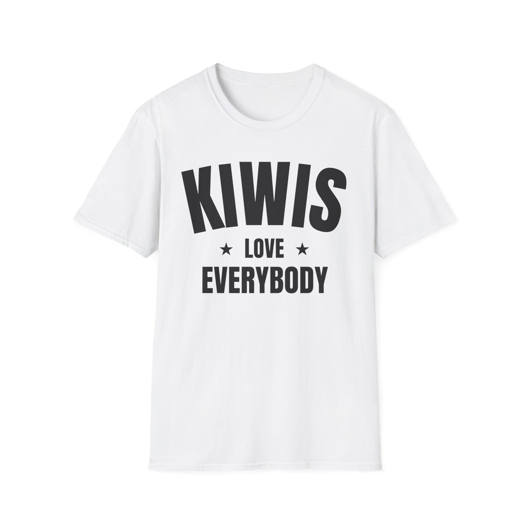 SS T-Shirt, NZ Kiwi - White