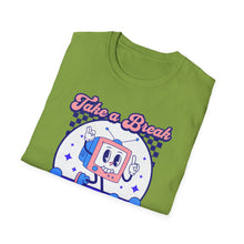 Load image into Gallery viewer, SS T-Shirt, Take a Break - Multi Colors
