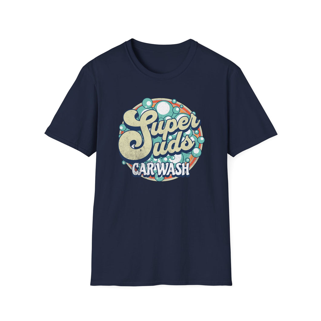 SS T-Shirt, Super Suds Car Wash - Multi Colors