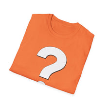 Load image into Gallery viewer, SS T-Shirt, Question in White - Multi Colors
