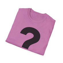 Load image into Gallery viewer, SS T-Shirt, Question Mark Black - Multi Colors
