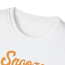 Load image into Gallery viewer, SS T-Shirt, Snooze Like a Champion - Multi Colors
