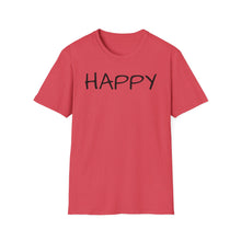 Load image into Gallery viewer, SS T-Shirt, Just Happy - Multi Colors
