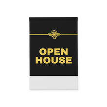 Load image into Gallery viewer, Yard Banner, Keystone - Black &amp; Gold w/White
